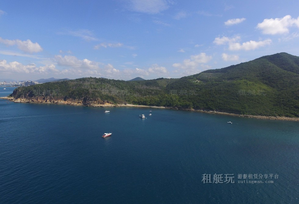 三亞旅游游艇租賃，三亞港至三亞角航線
