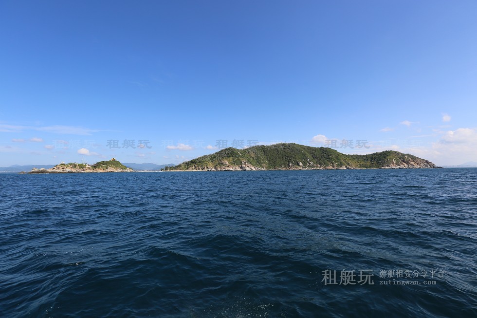三亞旅游游艇租賃，三亞港至西島航線